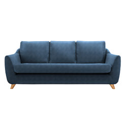 G Plan Vintage The Sixty Seven Large 3 Seater Sofa Velvet Indigo